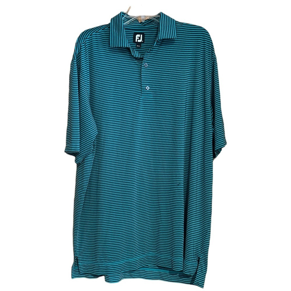 FootJoy Men’s Golf Striped Polo | Size XL